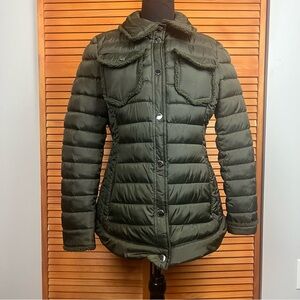 Laundry By Shelli Segal Olive Puffer Coat